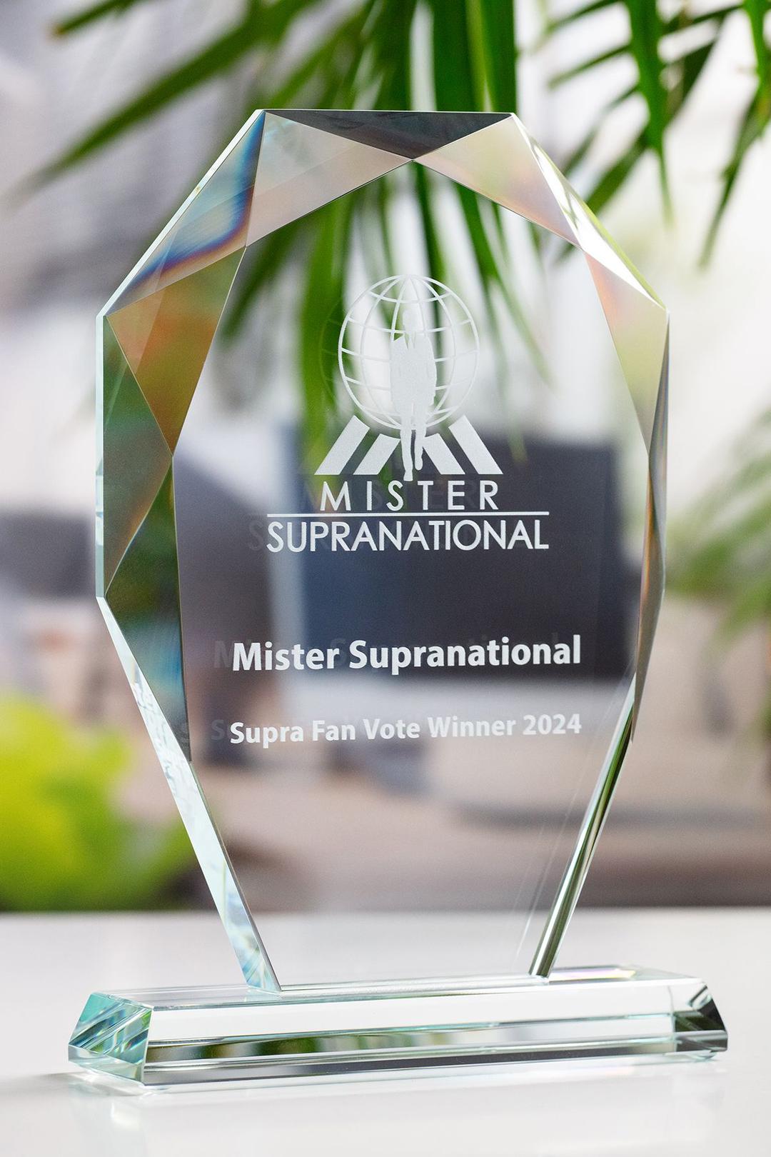 Glazen trofee -  GLA0068