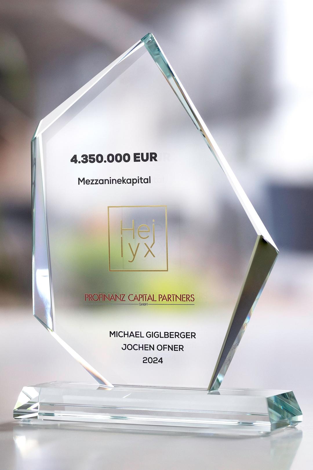 Glazen trofee -  GLA0974
