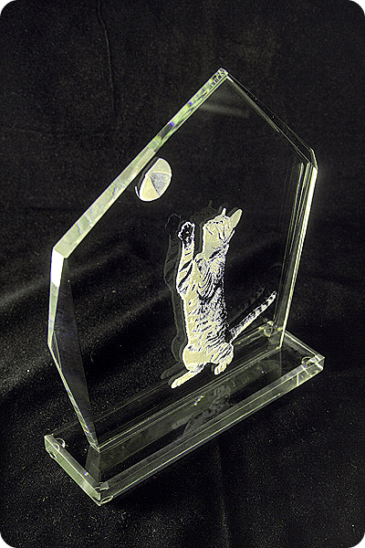 Glazen trofee -  GLA0010