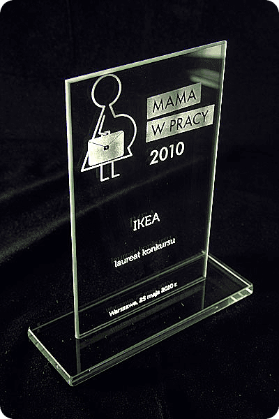 Glazen trofee -  GLA0013