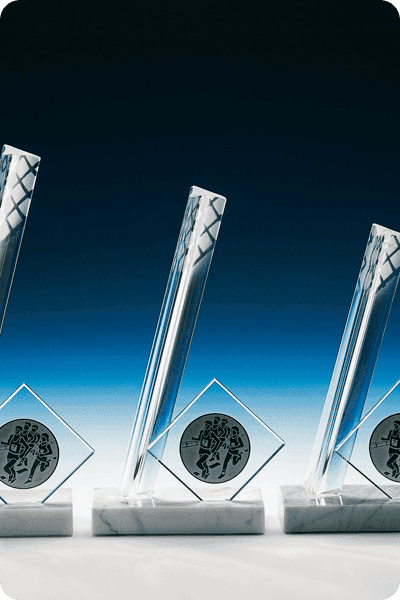 Glazen trofee -  GLA0213