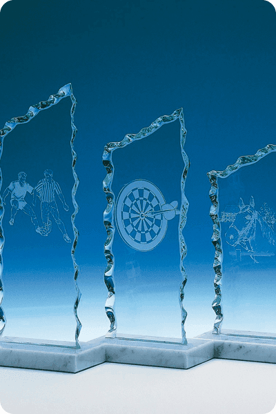 Glazen trofee -  GLA0214