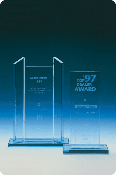 Glazen trofee -  GLA0215