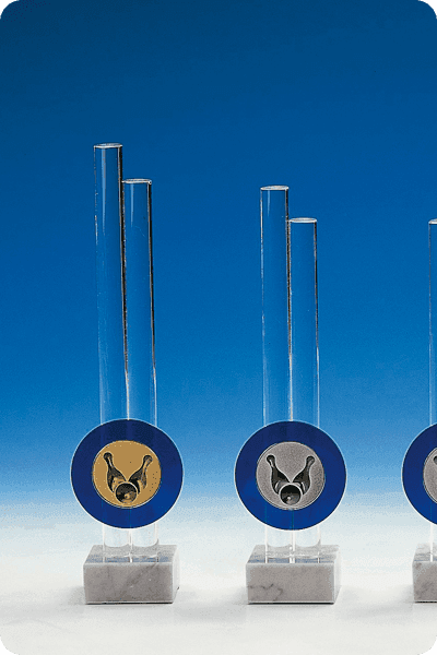 Glazen trofee -  GLA0222
