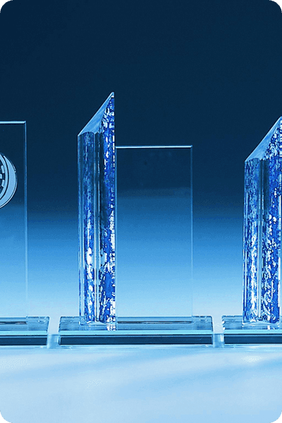 Glazen trofee -  GLA0230