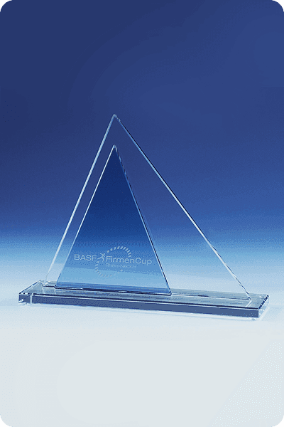 Glazen trofee -  GLA0243