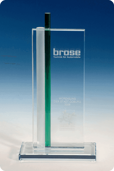 Glazen trofee -  GLA0265