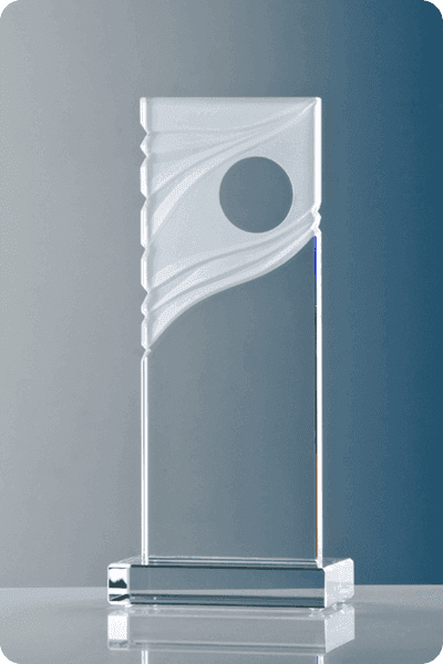 Glazen trofee -  GLA0279