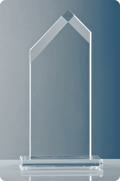 Glazen trofee -  GLA0281