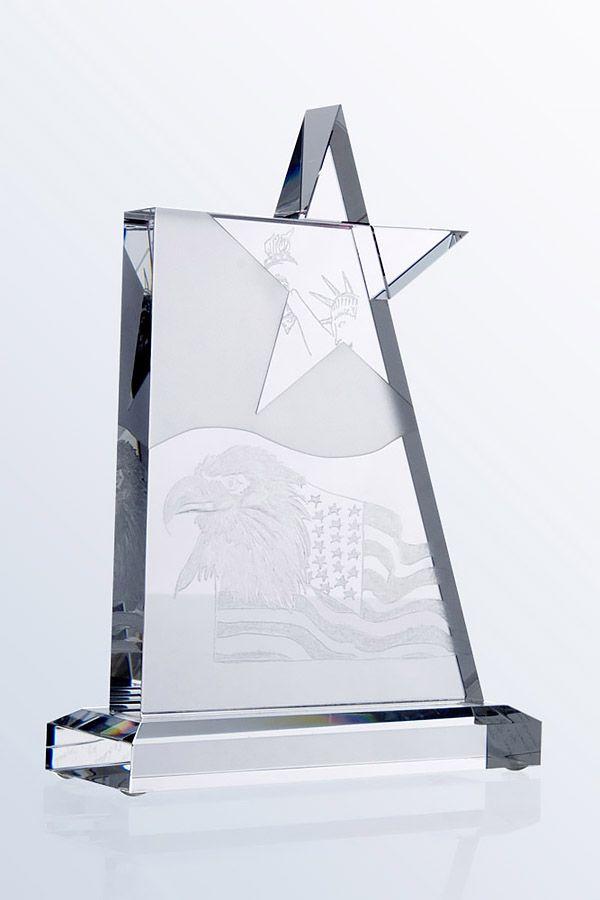 Glazen trofee -  GLA0443
