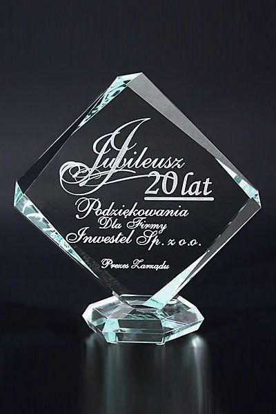 Glazen trofee -  GLA0078