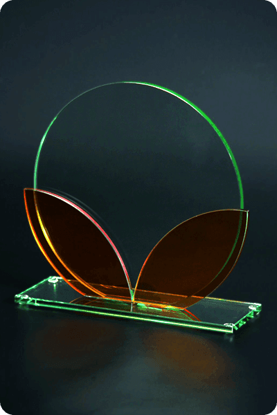 Glazen trofee -  GLA0934