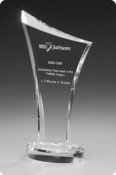 Glazen trofee -  GLA0962