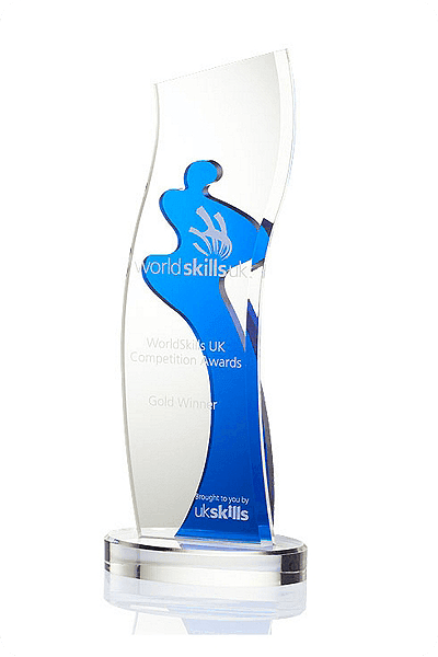 Glazen trofee -  GLA0973