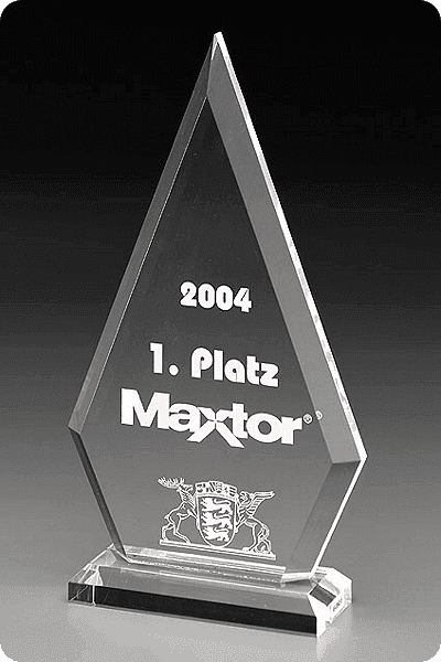 Glazen trofee -  GLA0983