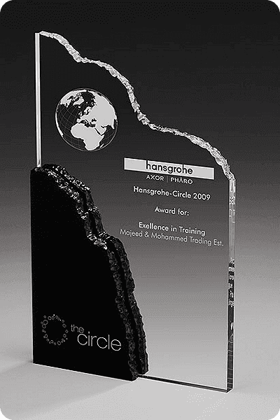 Glazen trofee -  GLA0987