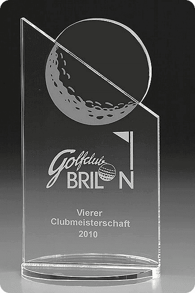 Glazen trofee -  GLA1012