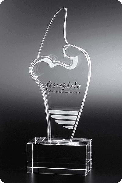 Glazen trofee -  GLA1015
