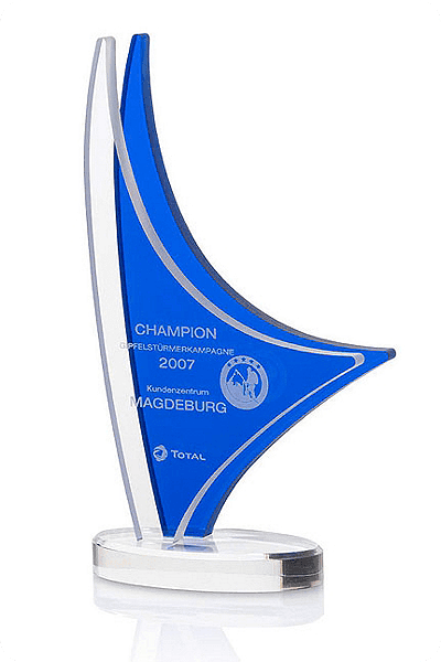 Glazen trofee -  GLA1029