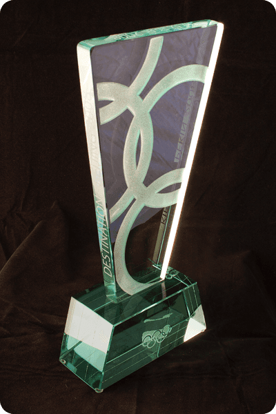 Glazen trofee -  GLA0121