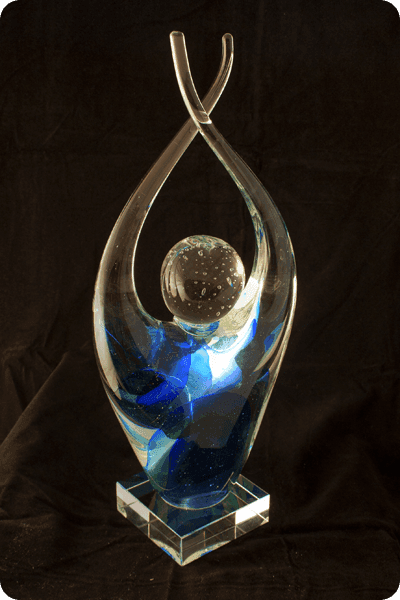Glazen trofee -  GLA0123