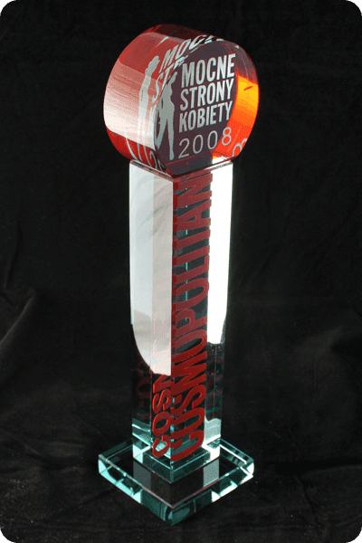 Glazen trofee -  GLA0132