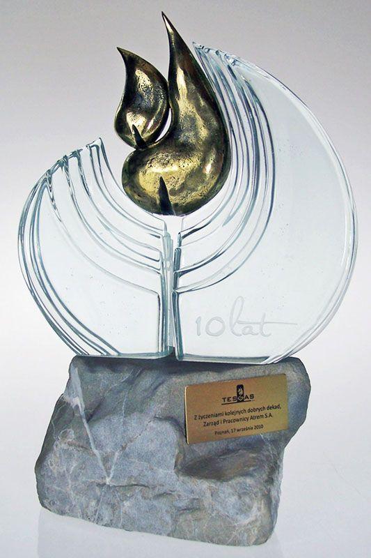 Glazen trofee -  GLA1383