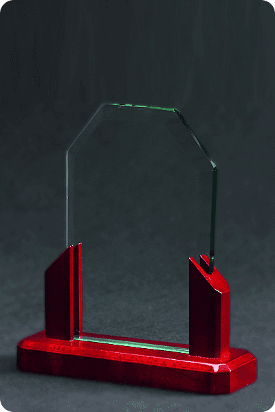 Glazen trofee -  GLA0163