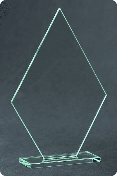Glazen trofee -  GLA0168