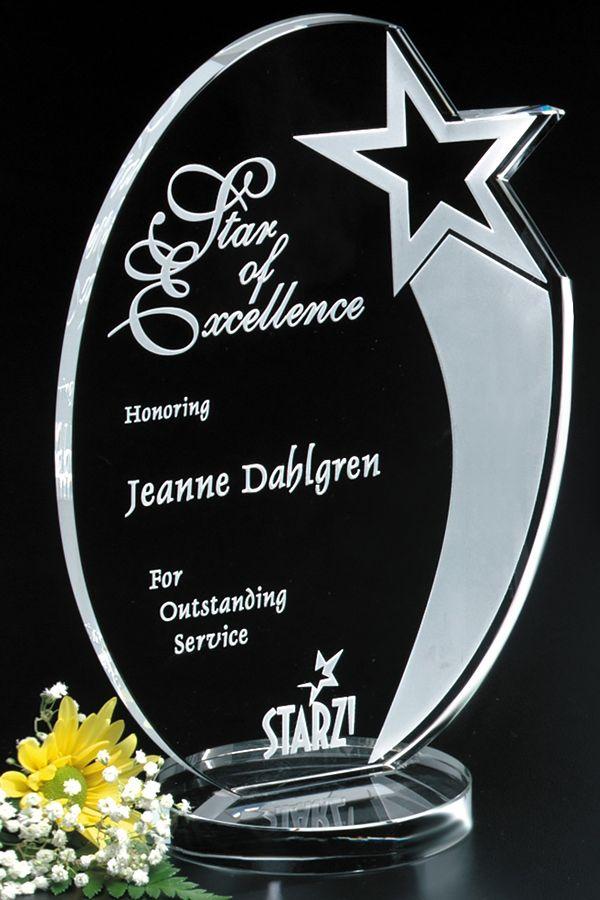 Glazen trofee -  GLA1981