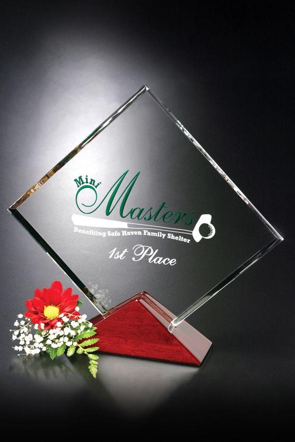 Glazen trofee -  GLA2246