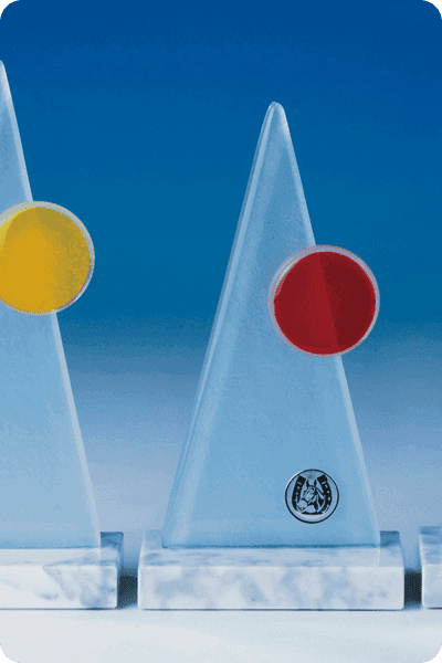 Glazen trofee -  GLA0273