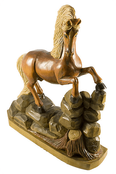 Houten trofee -  DRE019