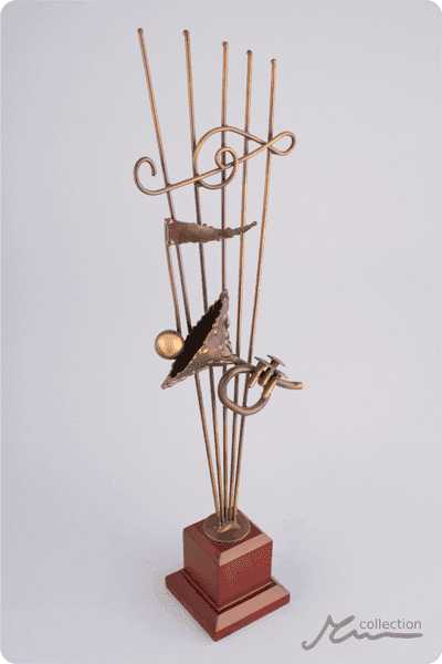 Metalen trofee -  MET055