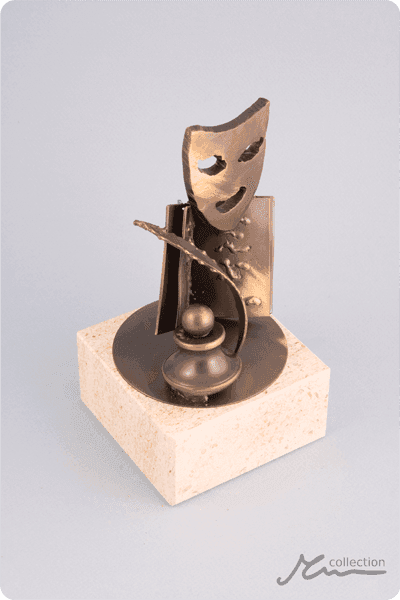 Metalen trofee -  MET059
