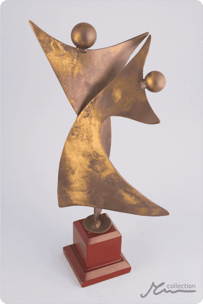 Metalen trofee -  MET064